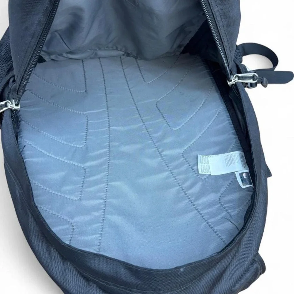The North Face Jester Backpack Black Classic Utility Hiking Camping Hard Shell